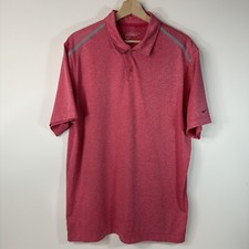 Nike Golf Tour Performance Dri Fit Polo Shirt Pink Mens Large L