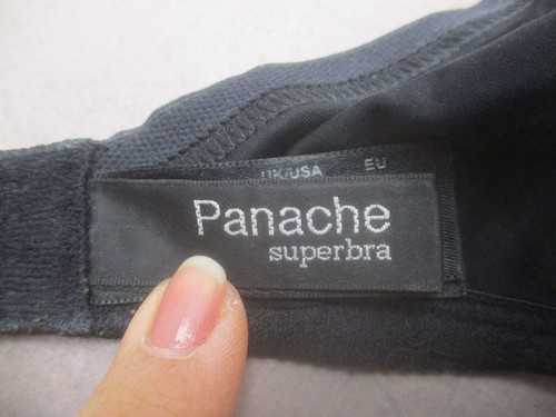 36G PANACHE SUPERBRA Womens Lined Underwire Full Coverage Back Close Demi Bra 9T - Picture 6 of 7