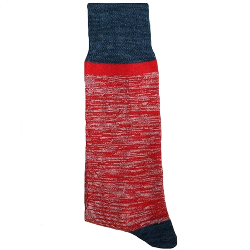 Calcetines de vestir Nautica para hombre 2-pk (calcetín talla 6-12) rojo/azul - nuevos con etiquetas Foto 3 de 3