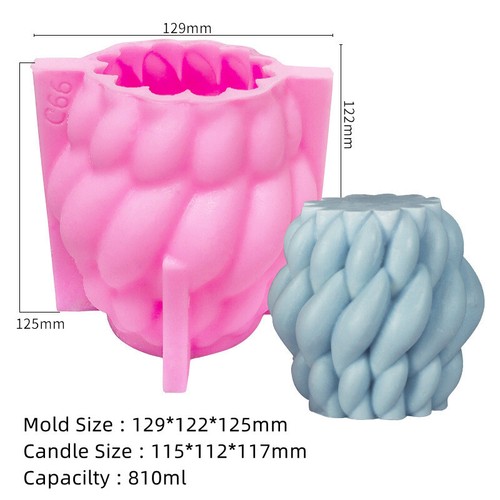 Silikon Kerzenform Epoxidform Harz Gießen Handarbeit Handwerk Zum Selbermachen Seifenform 3D - Bild 15 von 16