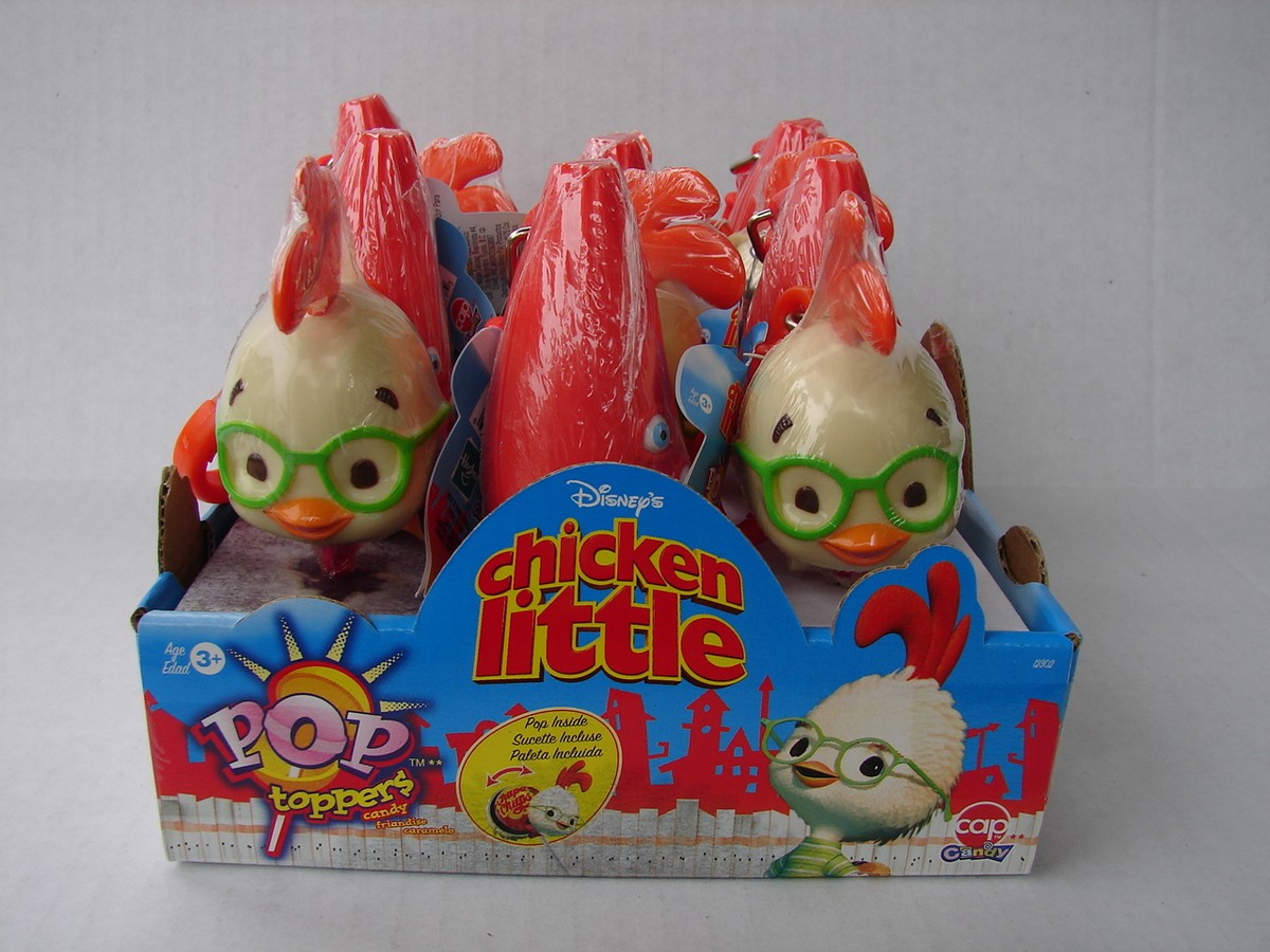 RARE 2004 Disney's chicken little POP toppers COMPLETE COMPLETE