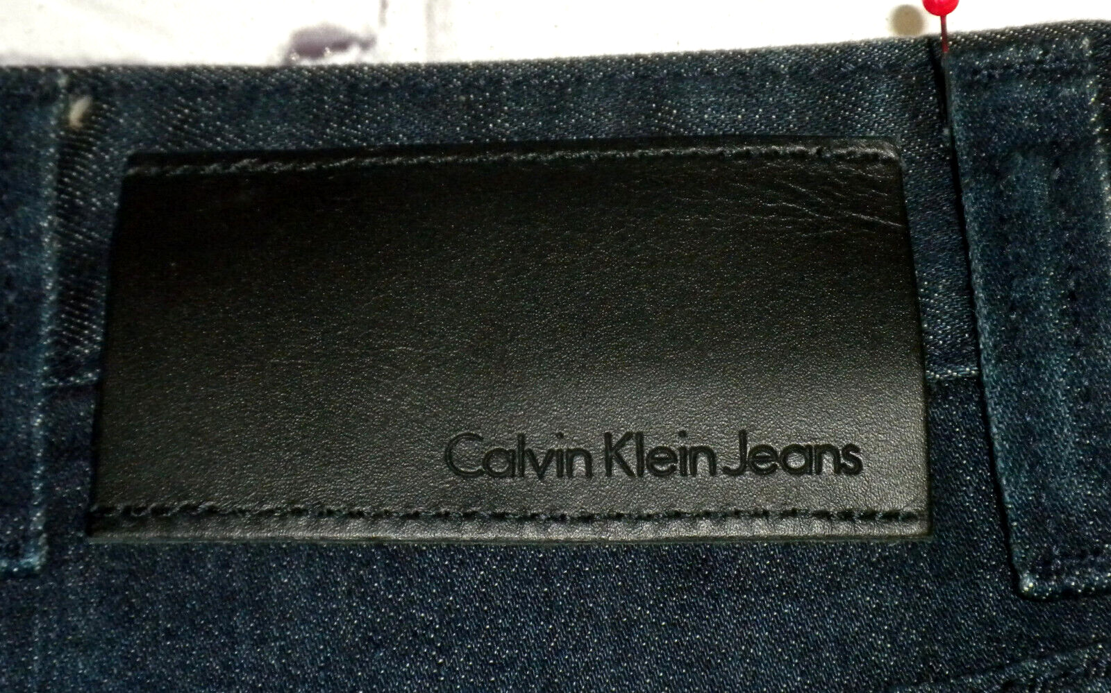 Calvin Klein Men's Dark Wash Osaka Blue Relaxed Straight Jeans Size 40 x 32