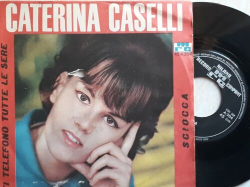 CATERINA CASELLI - TI TELEFONO TUTTE LE SERE/SCIOCCA 7", 1965, ITALY. RARO****** - Afbeelding 1 van 1