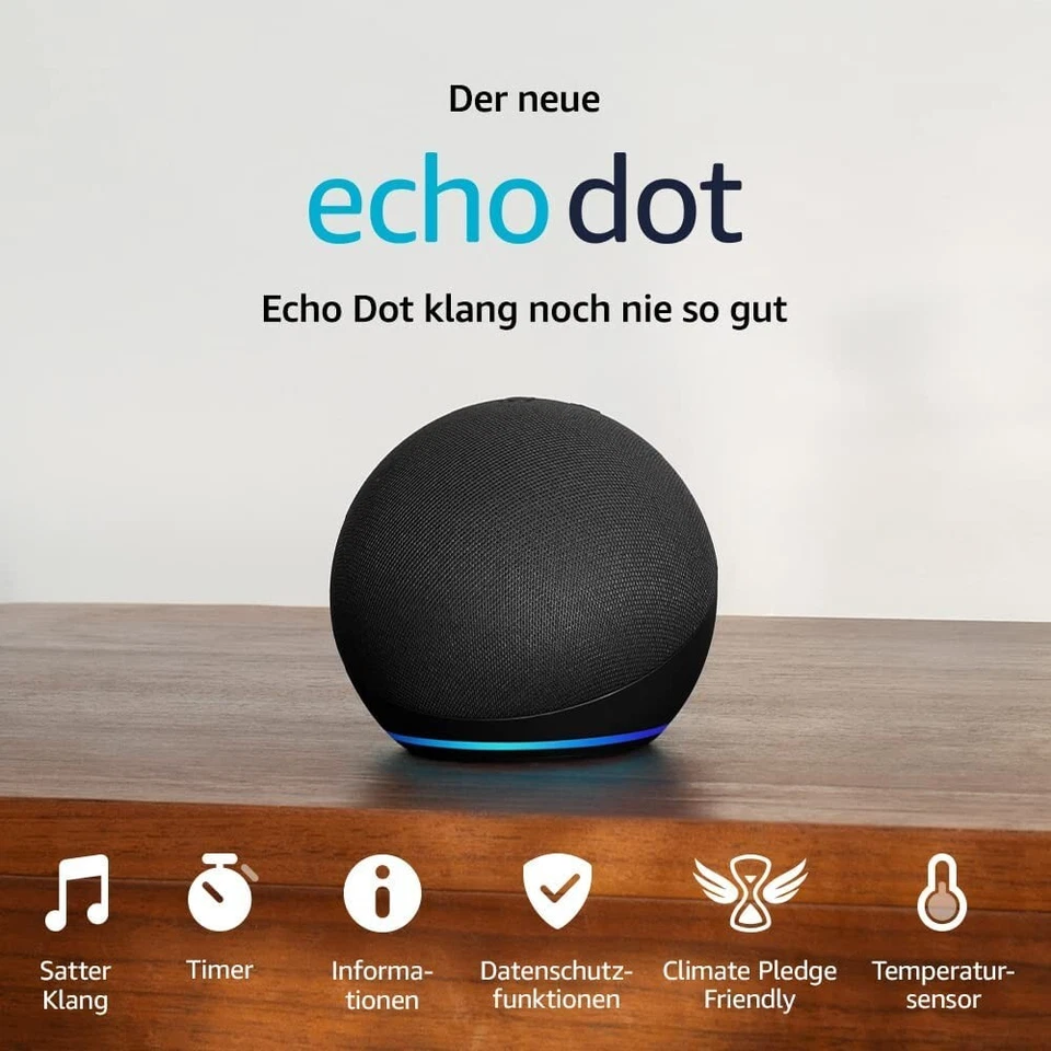 NEU & OVP - Der neue Echo Dot (5. Gen, 2022) | Smarter Lautsprecher mit Alexa