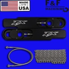 2004-2011 Kawasaki 12 inch ZX14 swingarm extension kit "Made In The USA"