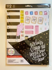 The Happy Planner BIG Teacher Planner Accessories (112 pcs) NEW
