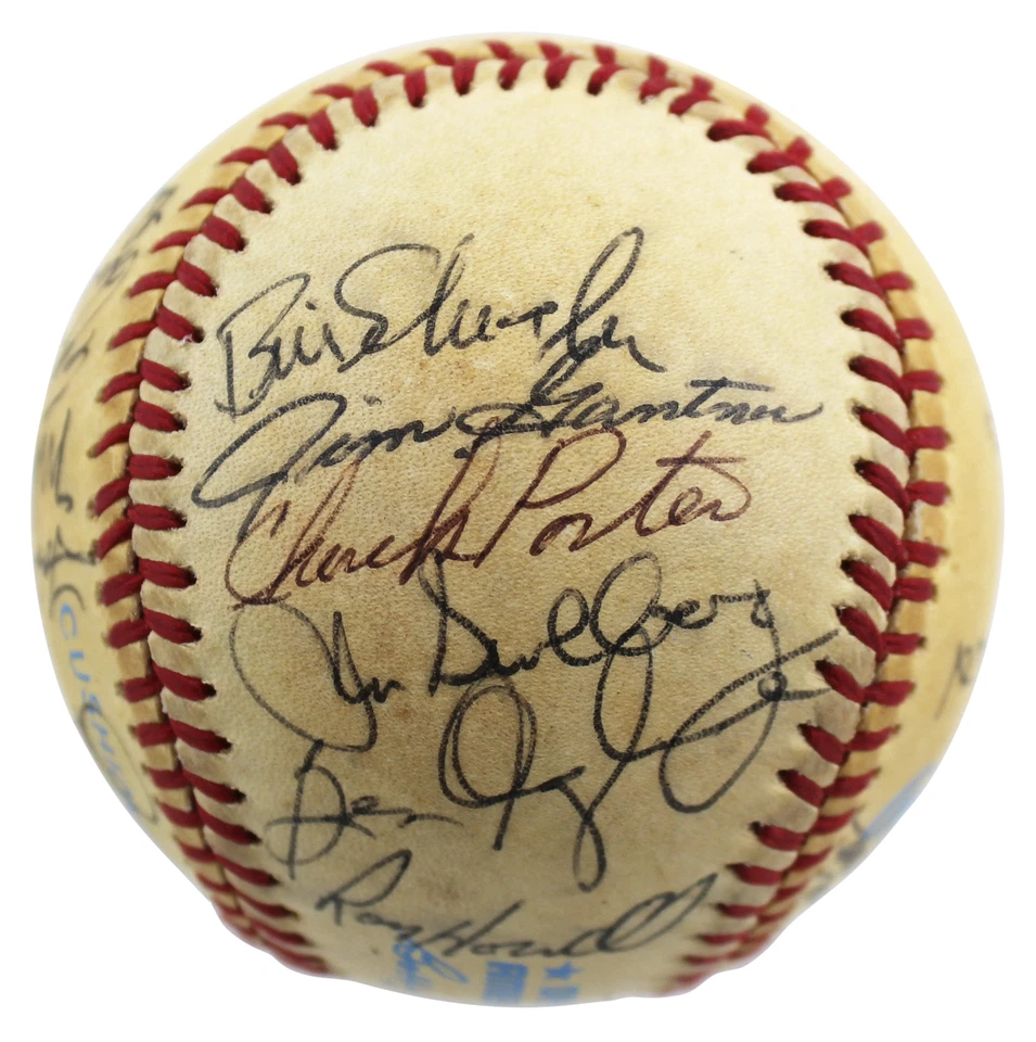 1984 Brewers (25) Yount, Sutton Authentic Signed Oal Baseball BAS #AC01897 - Image 2 of 4