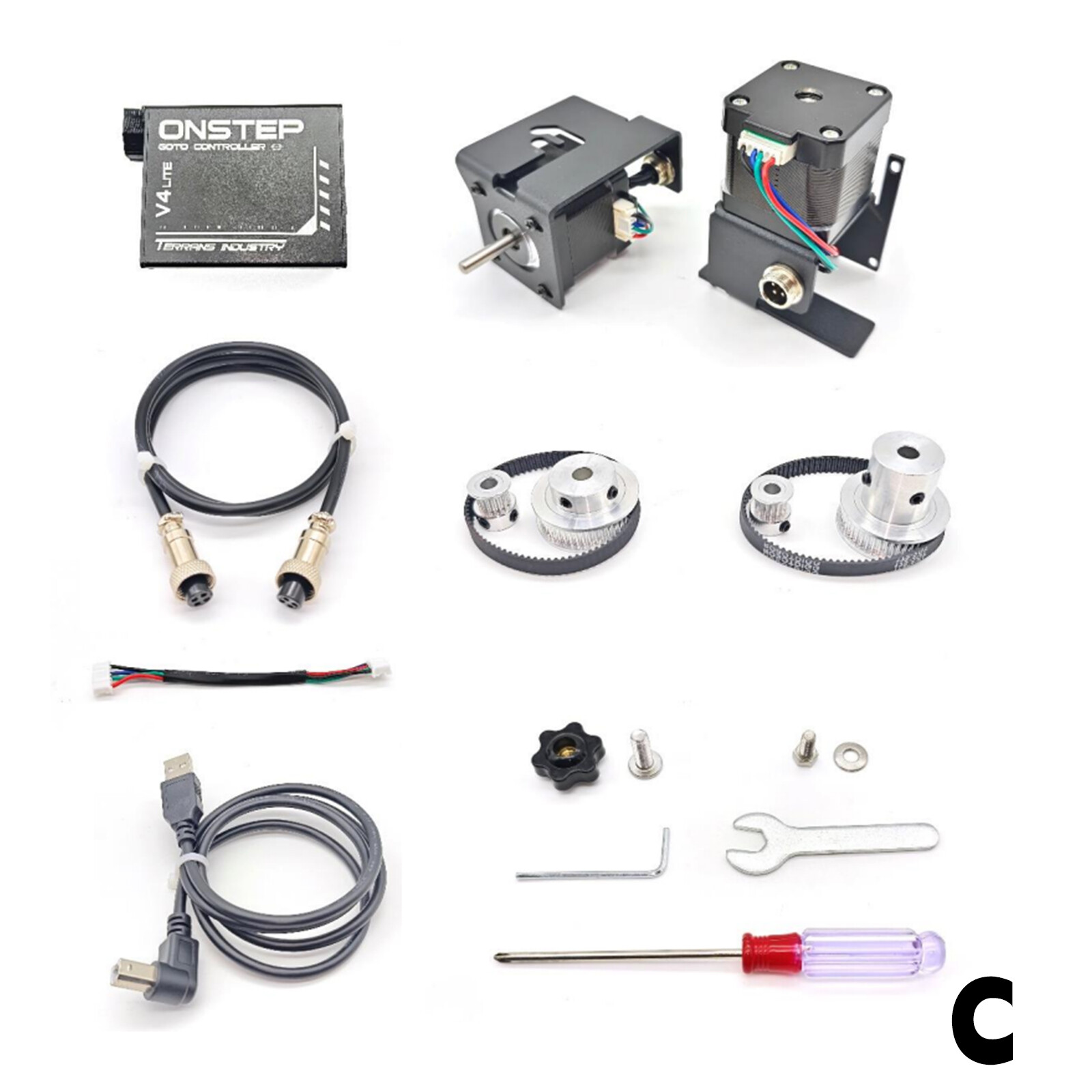 V4 EXOS2 Onstep EXOS2 Montaje Ecuatorial V4 GOTO Kit Seguimiento Biaxial Actualizado