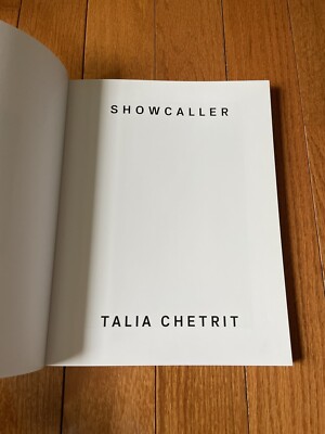 TALIA CHETRIT Showcaller Photobook mack uk 2019 rare fashion
