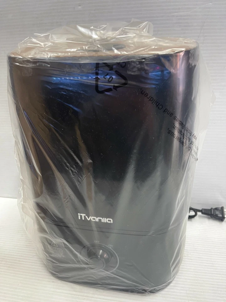 iTvanilaa Cool Mist Humidifier for Large Room, 5L Ultrasonic Bedroom Humidifiers - Image 2 of 4