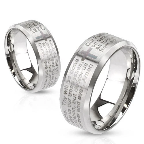 Women's lord's prayer ring sale