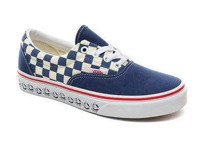 vans era bmx red white and blue checkerboard skate shoes