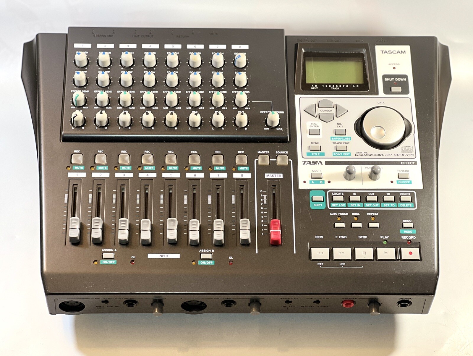 Tascam DP01FX/CD Portastudio 8Track Digital MixerCD Burner AS IS Err