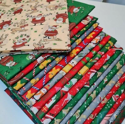TEXTILE STATION Easter Christmas Halloween Polycotton Material XMAS Poly Cotton Fabric Metre