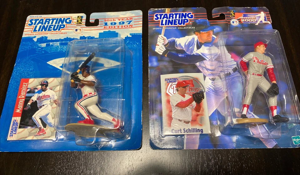 2 SLU - REDSOX alineación inicial Curt Schilling 2000 y Manny Ramírez 1997 indios Foto 2 de 4