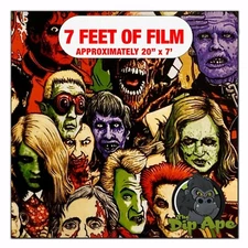 Hydrographic film Colored Dead Pool Zombies 7' x 20" hydro dip dipping