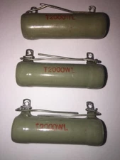 3 Ceramic Fixed Wire Wound Resistor 20W Watt 2K Ohm Brand New By WARD LEONARD