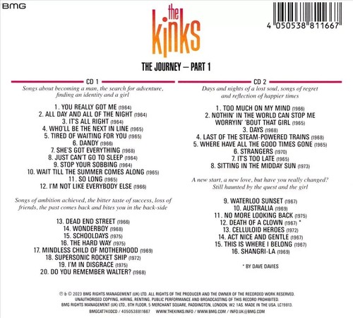 THE KINKS The Journey Part 1 Anthology 2CD *SEALED* with Hype Sticker - Picture 3 of 4