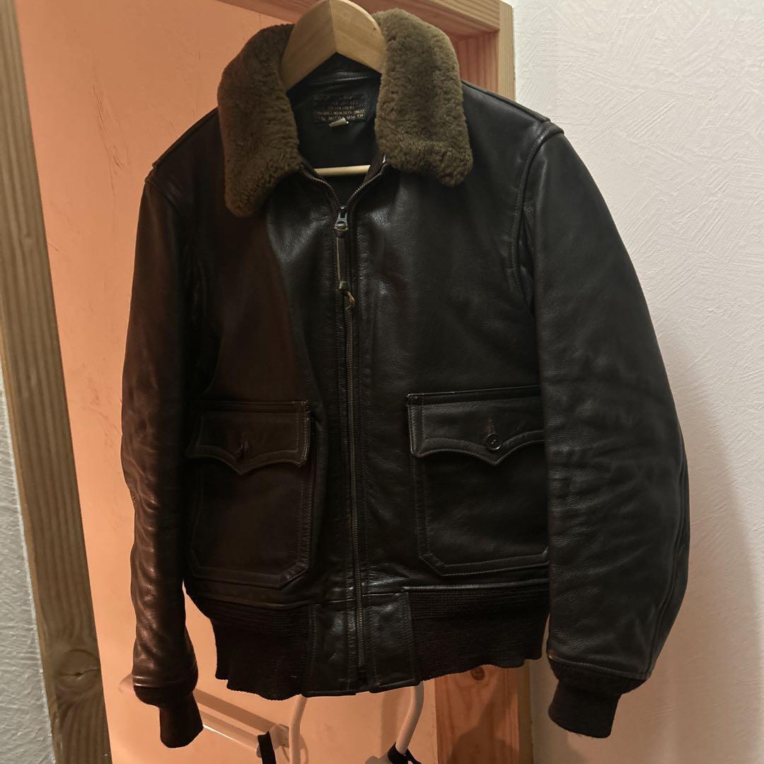 The REAL McCOY'S G-1 Flight Jacket M-383-39622 Men's #EA AIA The REAL McCOY'S G-1 Flight Jacket M-383-39622 Men's #EA AIA