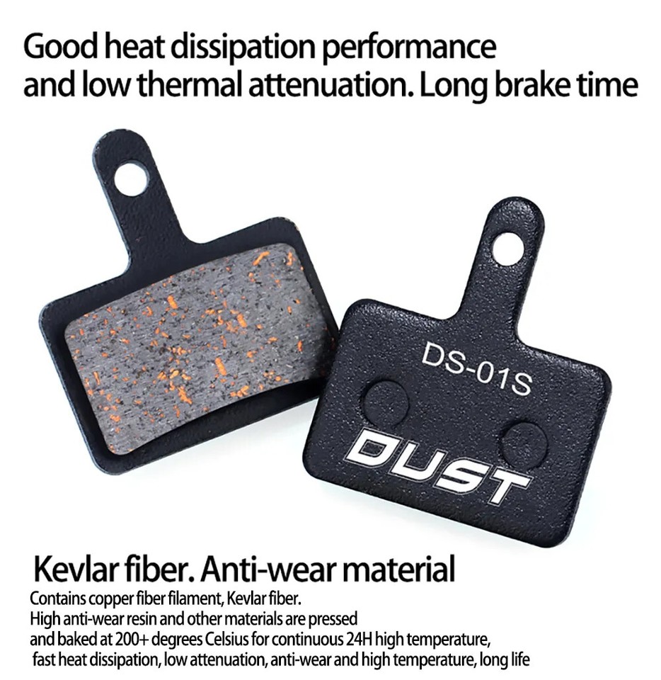 2 Pair (4pcs) MTB Bicycle Hydraulic Disc Ceramics Brake Pads Cycling