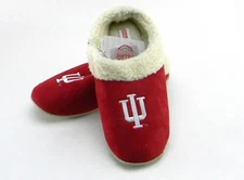 NCAA INDIANA HOOSIERS WOMEN'S SLIPPERS LICENSED PRODUCT SIZE L-9/10 COLLEGE