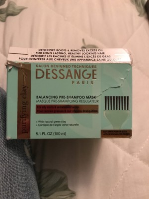 Jacques DESSANGE Paris Purifying Clay Balancing Pre-Shampoo Hair Mask 5.1 fl oz