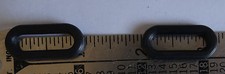 lot of 2 black 15/16" inside diameter belt/buckle/strap slider