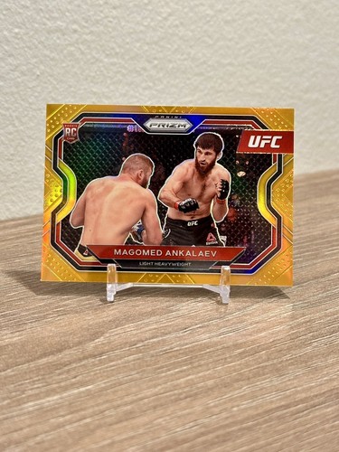 2021 Panini Prizm UFC Prizms Orange #123 Magomed Ankalaev /99 Rookie RC