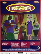 30th Anniversary Ann Arbor Blues & Jazz Festival Concert Poster (2002) Original
