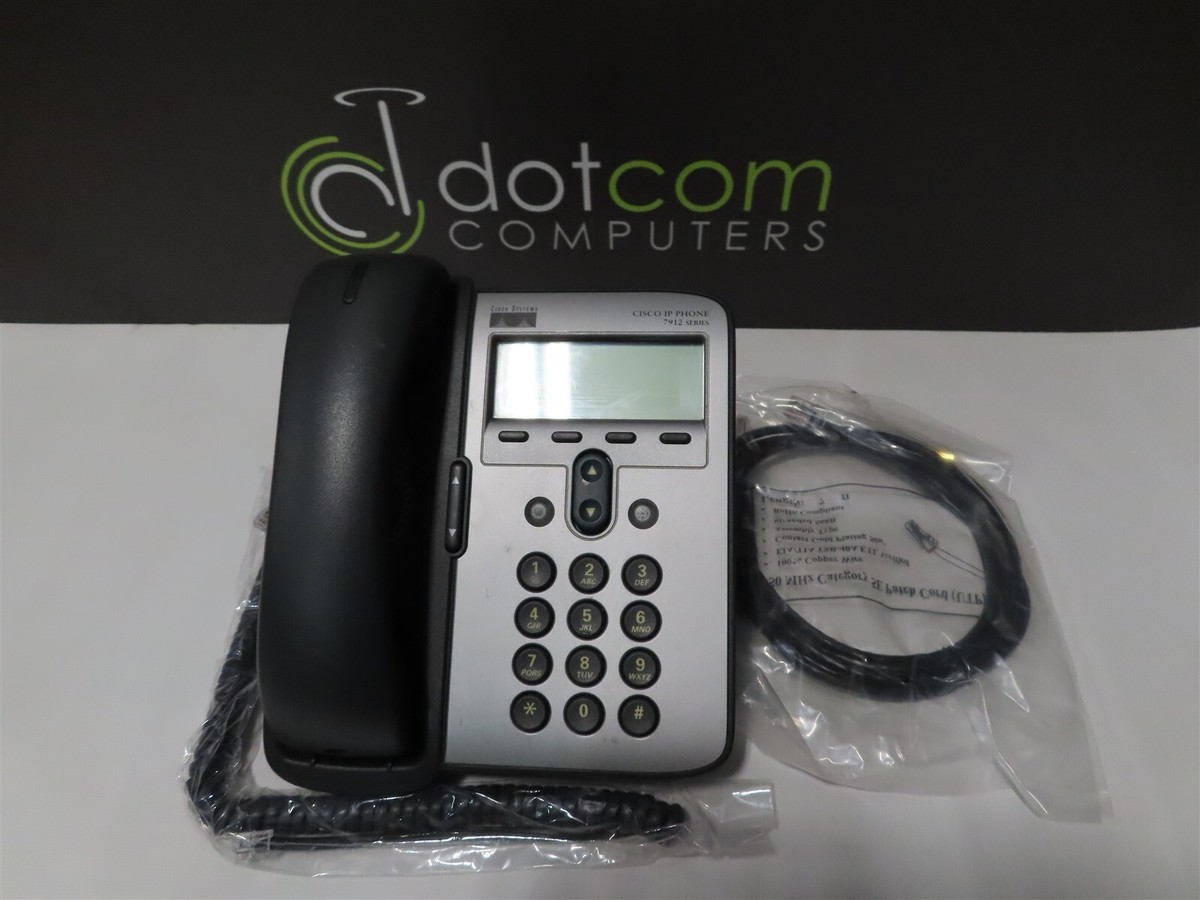 Cisco Cp-7912g CP7912G IP Phone 7912 Series for sale online Cisco Cp-7912g CP7912G IP Phone 7912 Series for sale online