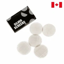 500pcs Smoking Pipe Silver Screens 20mm 3/4" Pipe Filter Metal Stainless Steel