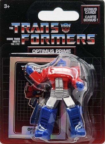 JUST PLAY X HASBRO TRANSFORMERS SET OF FIVE 2-3" MINI FIGS WITH BONUS CARDS! - Picture 2 of 7
