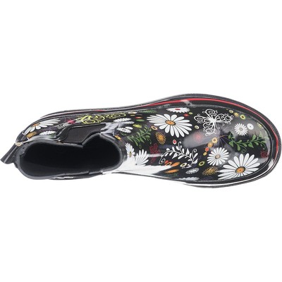Bottes De Pluie Femme Beck Daisy - Motif Floral, Caoutchouc Naturel, Semelle épaisse - Jardinage Et Promenades