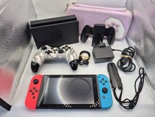 Nintendo Switch HAC-001(-01) Console Neon Red & Blue With Accessories