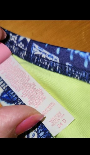 Victoria's Secret The Beach Bandeau Strapless 34D Swim Bikini Top Push-Up Nwot - Picture 11 of 12