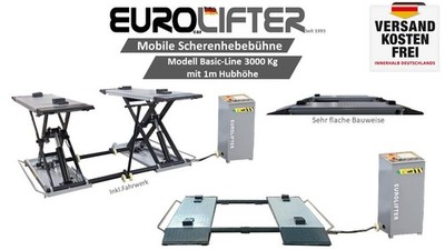 Original Eurolifter Mobile Scherenhebebühne Reifendienst 3.0t Frei Haus D