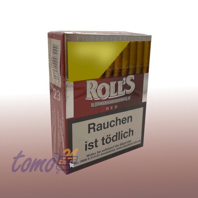 Roll´s Red Filter Zigarillos  8x 23 Stück / 4,20 