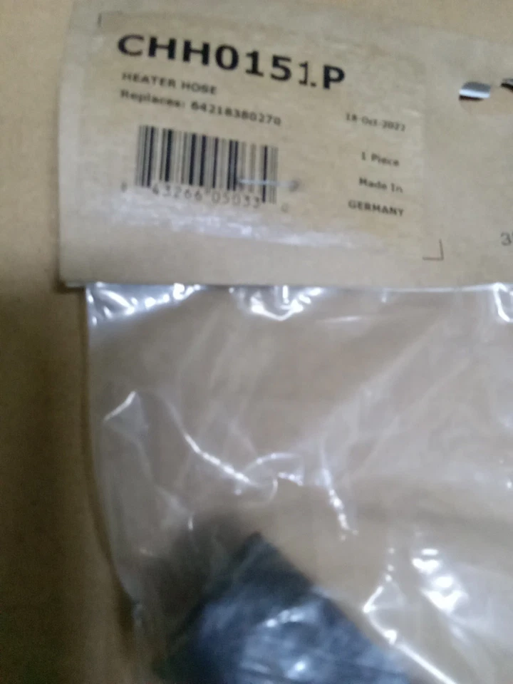 Шланг нагревателя ОВКВ подходит для 1995-2001 BMW 740iL 740i, 740iL CRP/REIN СОВЕРШЕННО НОВЫЙ - Изображение 3 из 3