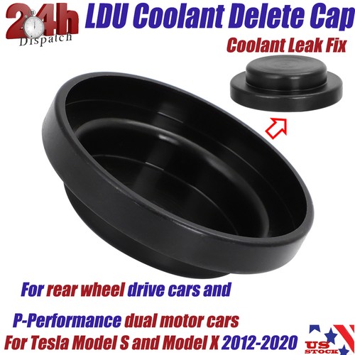 Tesla LDU Coolant Delete Cap For Model S / Model X 2012-2020 Rear Wheel Drive