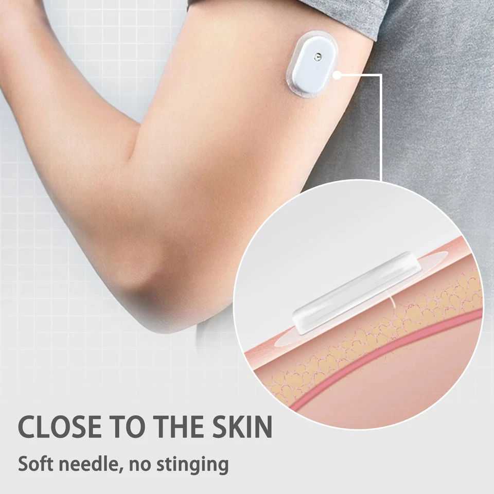 Home blood glucose meter 24hour dynamic blood glucose monitoring without needles - Image 4 of 4