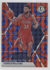 2019-20 Panini Mosaic Reactive Blue Prizm Kenrich Williams #176 5u3