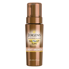 Natural Glow Instant Sun Body Mousse, Self Tanner for Light Bronze Tan