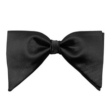 Men's Satin Silk Oversized Pre-tied Bowtie Tuxedo Formal Big Bow Tie