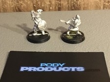 A38073 LOTR LORD OF THE RINGS GW GAMES WORKSHOP METAL DWARF WARRIORS 2 PK