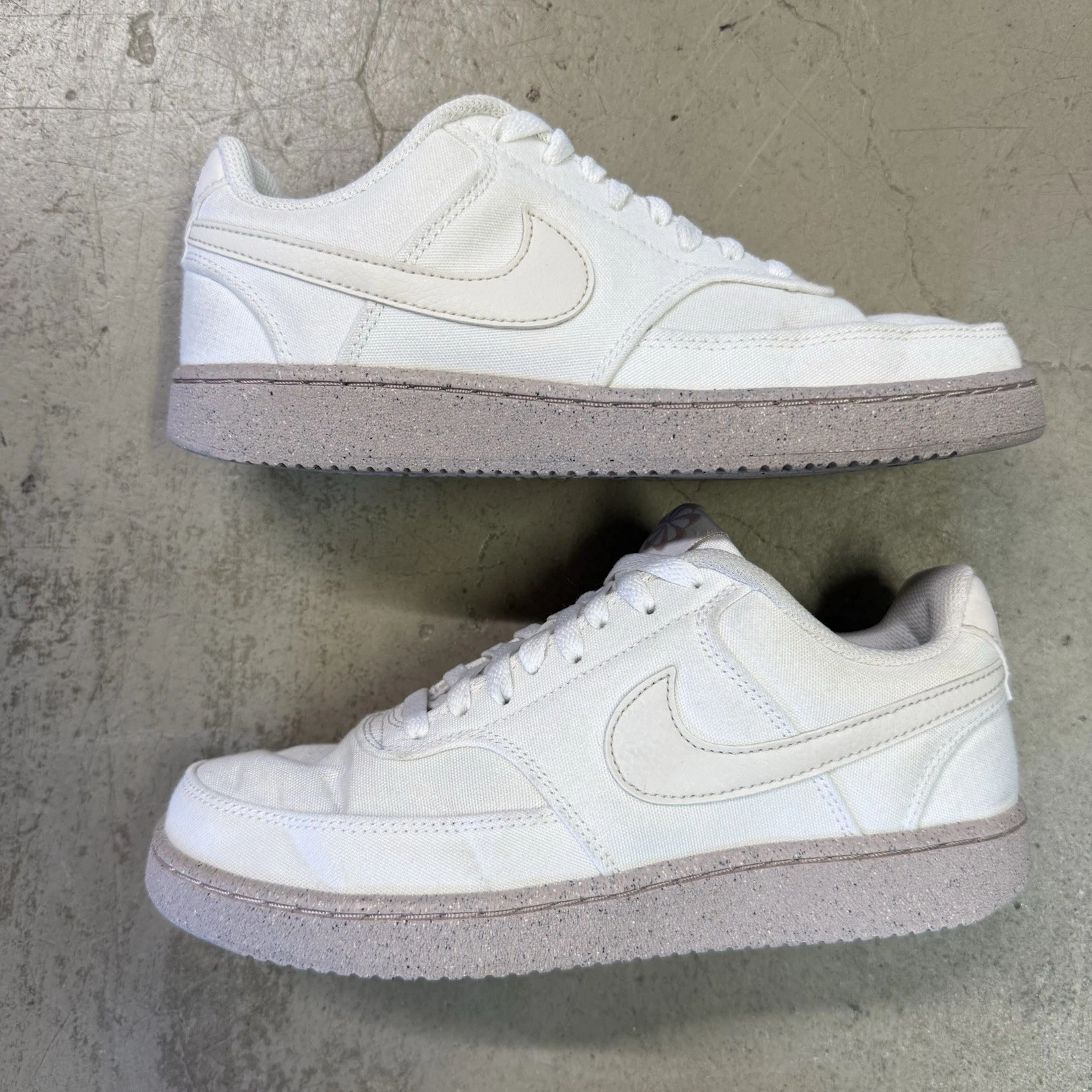 Nike Court Vision scarpa sneaker bassa tela donna 7 5 bianco rosa fantasma Dj6259