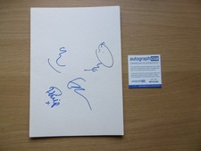 Radiohead band "Thom Ed Colin Phil" autographs signed 20x30 cm photo ACOA