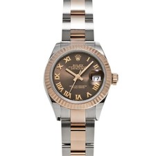 ROLEX Lady-Datejust 28 279171 Chocolate brown WATCH 701099