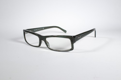 Prada Brille VPR 20L Damen Blau ZXE-1O1 Vollrand Kunststoff Brille Brillengestell