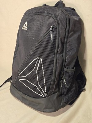 Reebok Workout Backpack Black Comfort Straps Gym Water Resistant Bag NEW