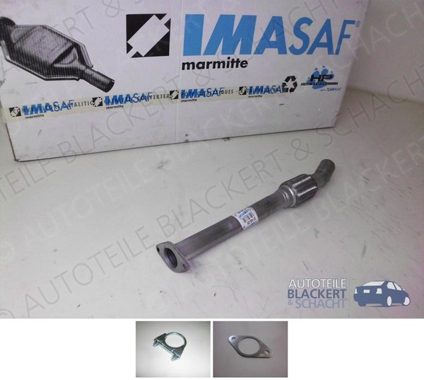Imasaf Auspuff Flex Flexrohr FüR Ford Courier Kasten Fiesta Iv / Mazda 121 Iii-image
